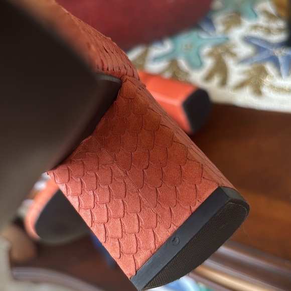 Brand New Farylrobin Anthropologie Genuine Leather Cognac Side Zip Ankle Boot - Picture 14 of 16